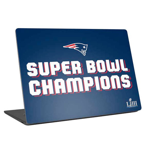 NFL Patriots Super Bowl LIII Champions Universal Laptop 12in (9.8 x 6.8in) Skin