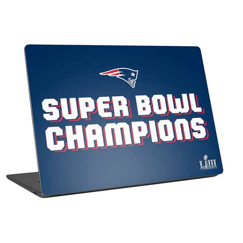 NFL Patriots Super Bowl LIII Champions Universal Laptop 16.6in (13.4 x 9.7in) Skin