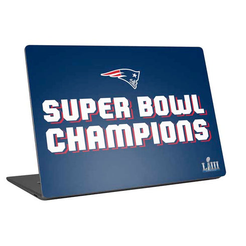 NFL Patriots Super Bowl LIII Champions Universal Laptop 16in (13 x 9.4in) Skin