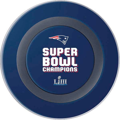 NFL Patriots Super Bowl LIII Champions Wireless Charger Skin
