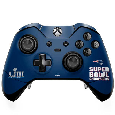 NFL Patriots Super Bowl LIII Champions Xbox One Elite Controller Skin