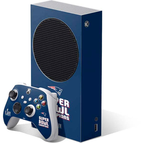 NFL Patriots Super Bowl LIII Champions Xbox Series S Bundle Skin