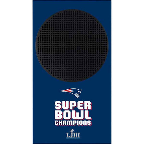 NFL Patriots Super Bowl LIII Champions Xbox Series S Console Skin