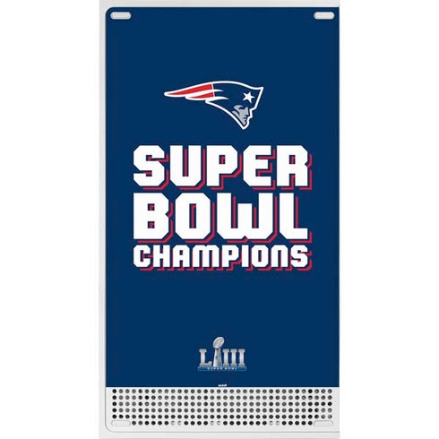 NFL Patriots Super Bowl LIII Champions Xbox Series S Console Skin