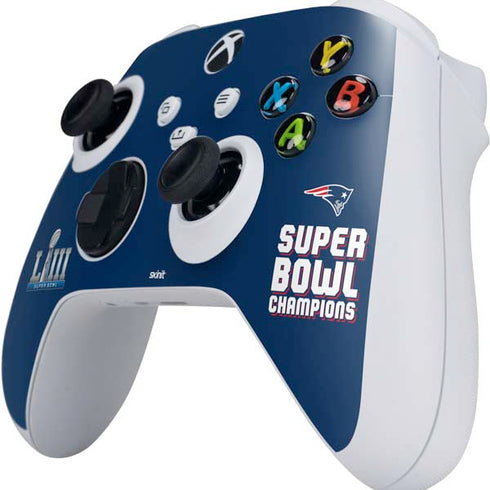 NFL Patriots Super Bowl LIII Champions Xbox Series S Controller Skin