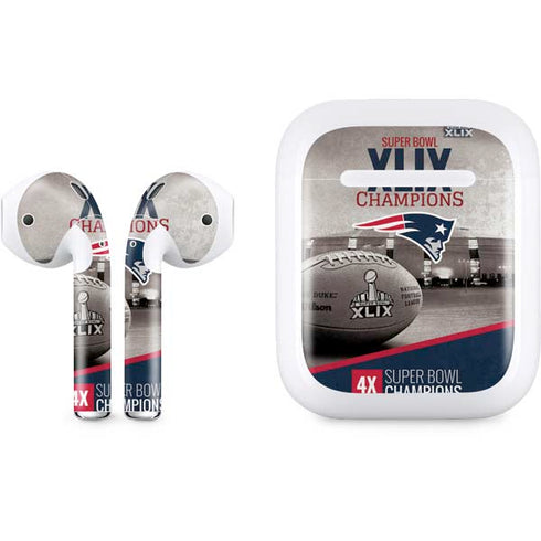NFL Patriots Super Bowl XLIX Champs Apple AirPods Skin