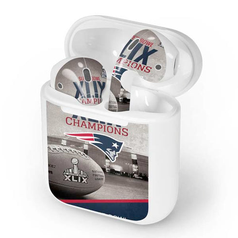 NFL Patriots Super Bowl XLIX Champs Apple AirPods Skin