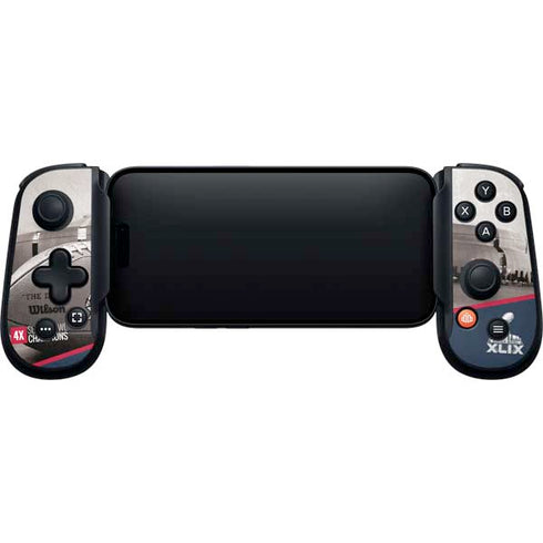 NFL Patriots Super Bowl XLIX Champs Backbone One for iPhone Game Controller Skin