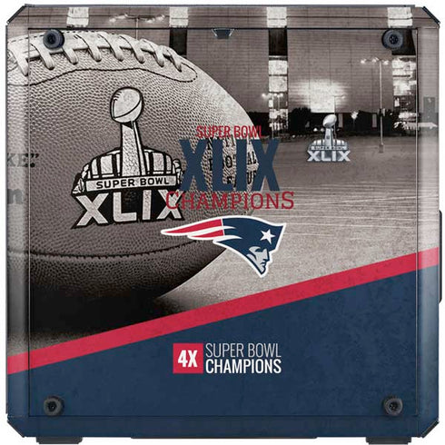 NFL Patriots Super Bowl XLIX Champs Cooler Master MasterBox Q300L Mini Tower Skin