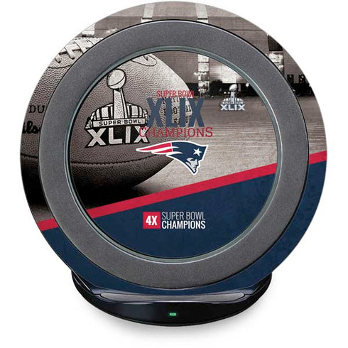 NFL Patriots Super Bowl XLIX Champs Fast Charge Wireless Charging Stand Skin