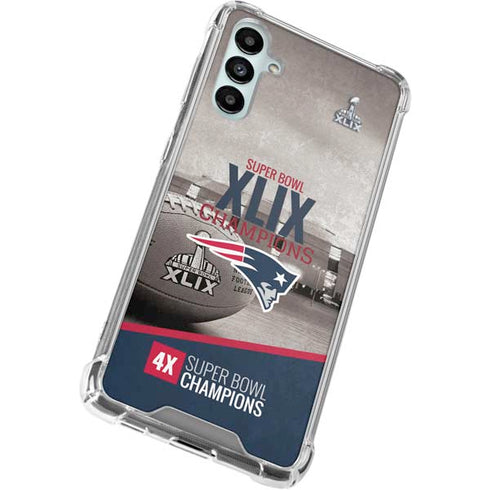 NFL Patriots Super Bowl XLIX Champs Galaxy A14 5G Clear Case