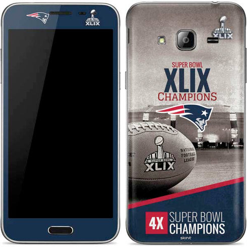 NFL Patriots Super Bowl XLIX Champs Galaxy J3 Skin