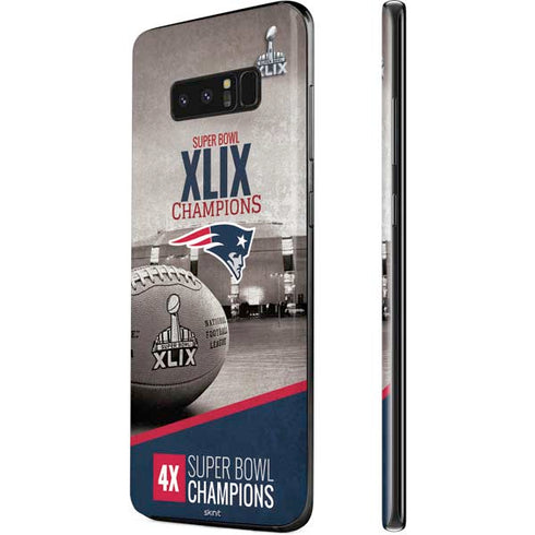 NFL Patriots Super Bowl XLIX Champs Galaxy Note 8 Skin