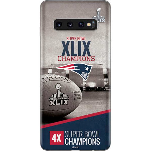 NFL Patriots Super Bowl XLIX Champs Galaxy S10 Skin
