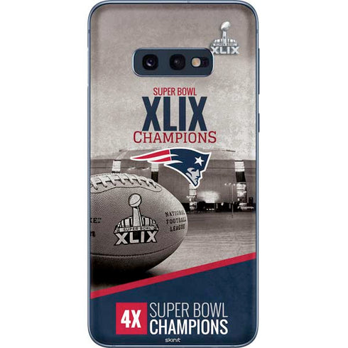 NFL Patriots Super Bowl XLIX Champs Galaxy S10e Skin