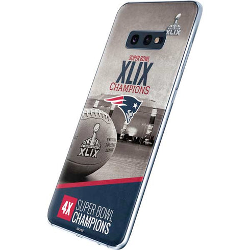 NFL Patriots Super Bowl XLIX Champs Galaxy S10e Skin