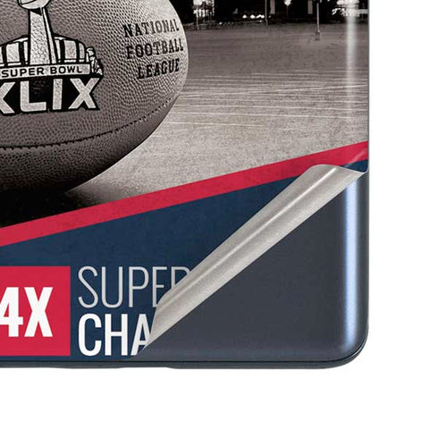 NFL Patriots Super Bowl XLIX Champs Galaxy S20 Fan Edition Skin