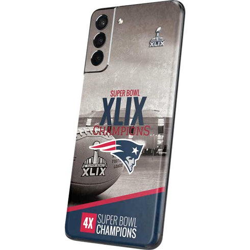 NFL Patriots Super Bowl XLIX Champs Galaxy S21 5G Skin