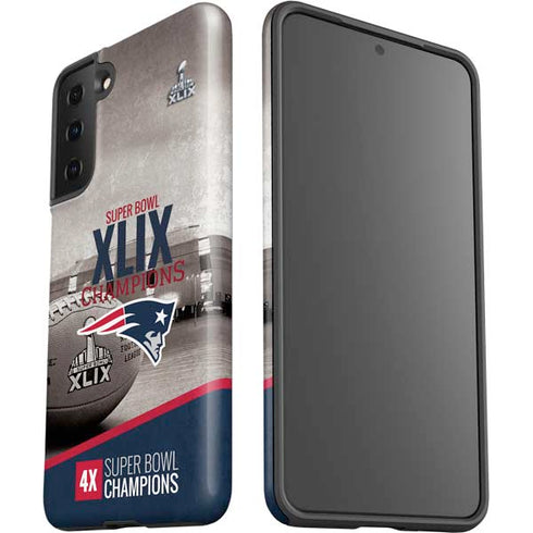 NFL Patriots Super Bowl XLIX Champs Galaxy S21 Plus 5G Pro Case