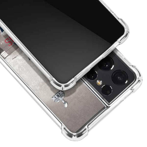 NFL Patriots Super Bowl XLIX Champs Galaxy S21 Ultra 5G Clear Case