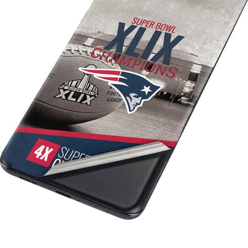 NFL Patriots Super Bowl XLIX Champs Galaxy S21 Ultra 5G Skin