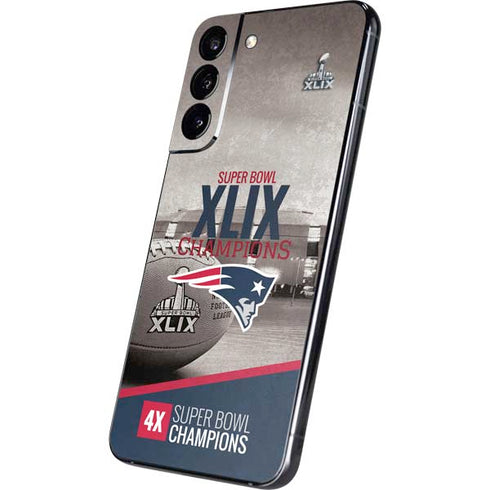 NFL Patriots Super Bowl XLIX Champs Galaxy S22 Plus Skin