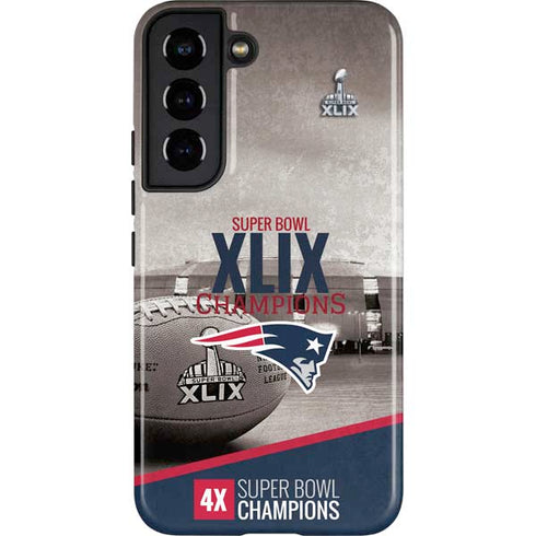 NFL Patriots Super Bowl XLIX Champs Galaxy S22 Pro Case