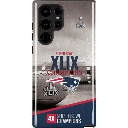 NFL Patriots Super Bowl XLIX Champs Galaxy S22 Ultra Pro Case