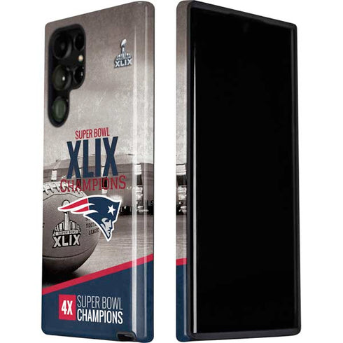 NFL Patriots Super Bowl XLIX Champs Galaxy S22 Ultra Pro Case
