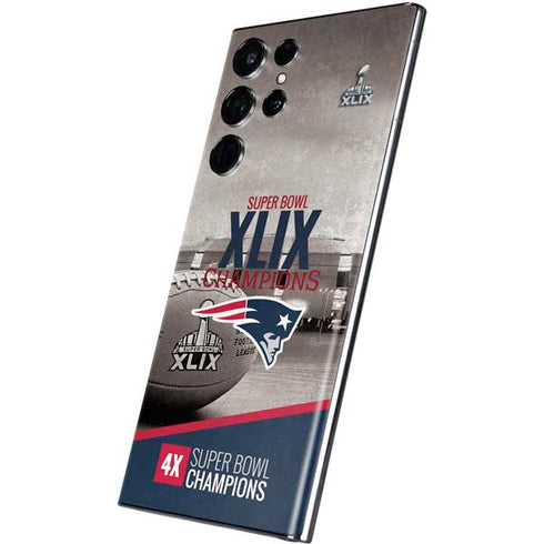 NFL Patriots Super Bowl XLIX Champs Galaxy S22 Ultra Skin