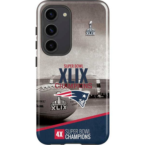 NFL Patriots Super Bowl XLIX Champs Galaxy S23 Pro Case