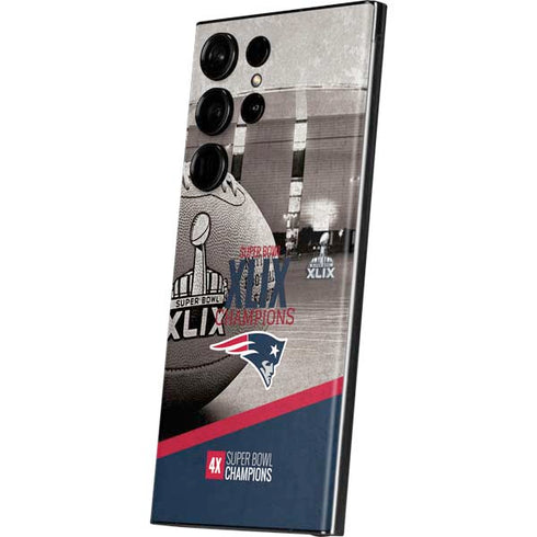 NFL Patriots Super Bowl XLIX Champs Galaxy S23 Ultra Skin