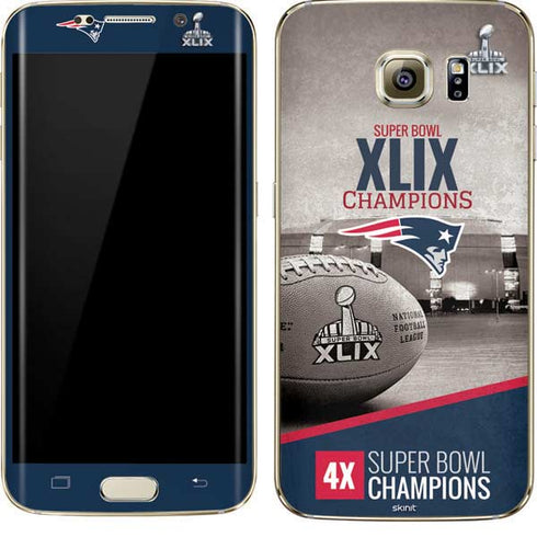 NFL Patriots Super Bowl XLIX Champs Galaxy S7 Edge Skin