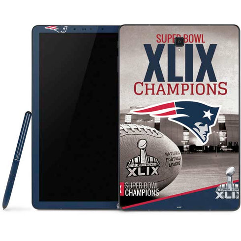 NFL Patriots Super Bowl XLIX Champs Samsung Galaxy Tab Skin