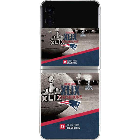 NFL Patriots Super Bowl XLIX Champs Galaxy Z Flip3 5G Skin