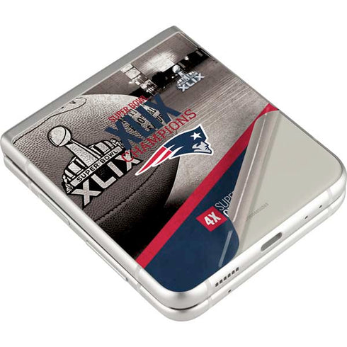 NFL Patriots Super Bowl XLIX Champs Galaxy Z Flip3 5G Skin