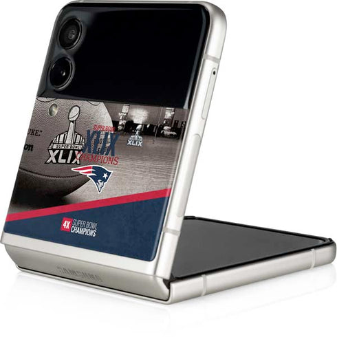 NFL Patriots Super Bowl XLIX Champs Galaxy Z Flip3 5G Skin