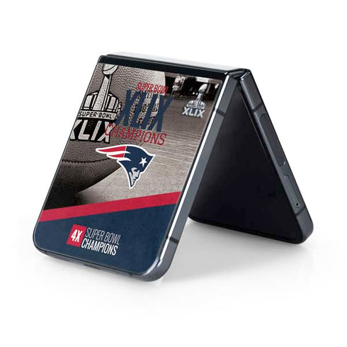 NFL Patriots Super Bowl XLIX Champs Galaxy Z Flip5 5G Skin