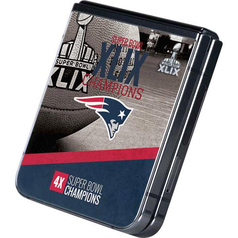 NFL Patriots Super Bowl XLIX Champs Galaxy Z Flip5 5G Skin