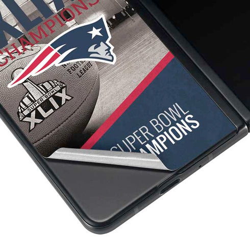 NFL Patriots Super Bowl XLIX Champs Galaxy Z Fold4 5G Skin