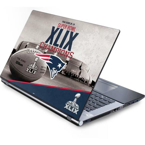 NFL Patriots Super Bowl XLIX Champs Generic Laptop Skin