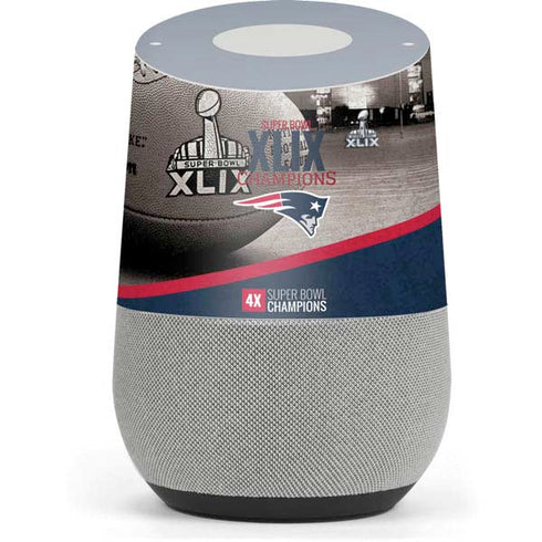 NFL Patriots Super Bowl XLIX Champs Google Home Skin