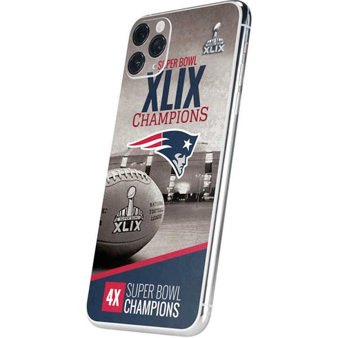 NFL Patriots Super Bowl XLIX Champs iPhone 11 Pro Max Skin