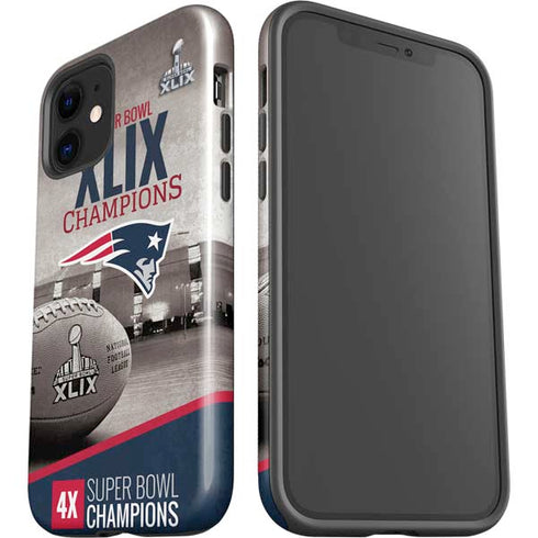 NFL Patriots Super Bowl XLIX Champs iPhone 12 Impact Case