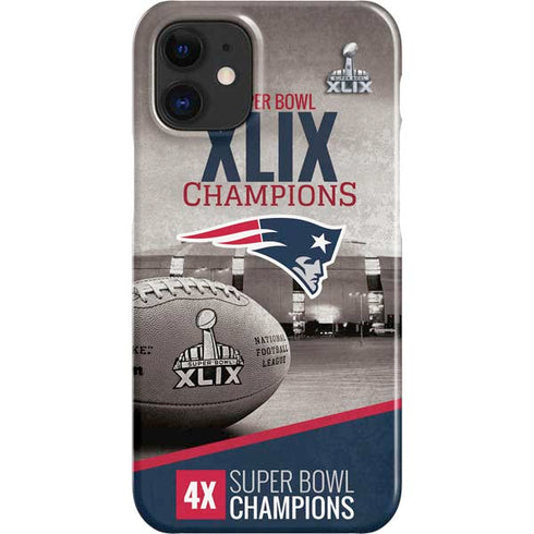 NFL Patriots Super Bowl XLIX Champs iPhone 12 Mini Lite Case