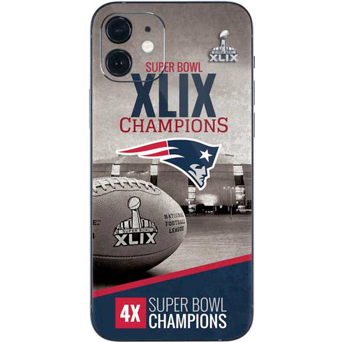 NFL Patriots Super Bowl XLIX Champs iPhone 12 Mini Skin