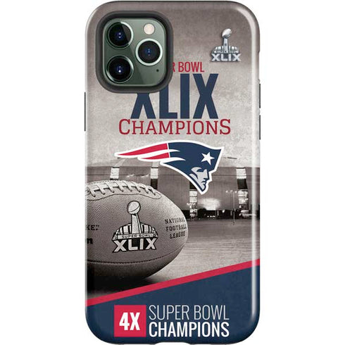 NFL Patriots Super Bowl XLIX Champs iPhone 12 Pro Impact Case