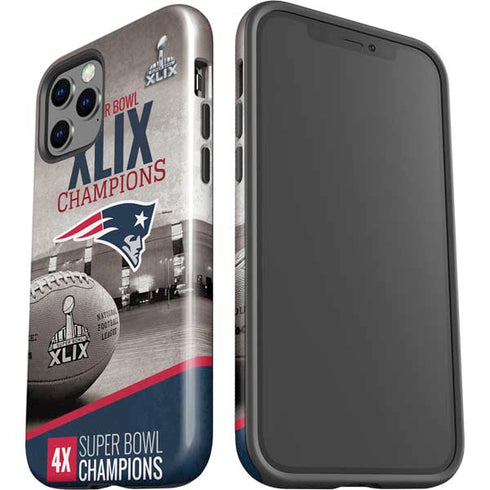 NFL Patriots Super Bowl XLIX Champs iPhone 12 Pro Impact Case