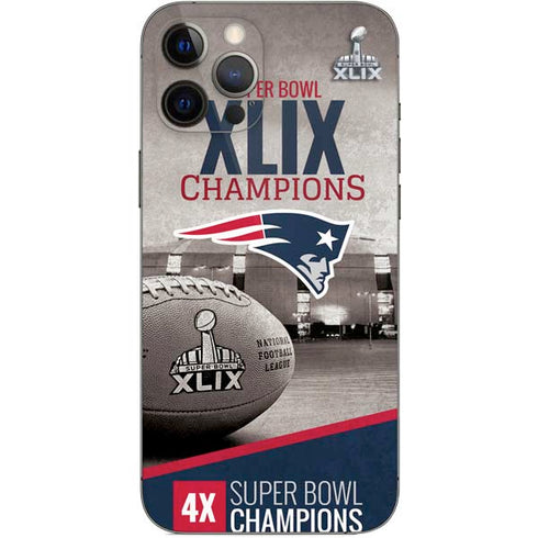 NFL Patriots Super Bowl XLIX Champs iPhone 12 Pro Max Skin