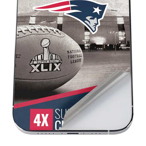 NFL Patriots Super Bowl XLIX Champs iPhone 12 Pro Max Skin
